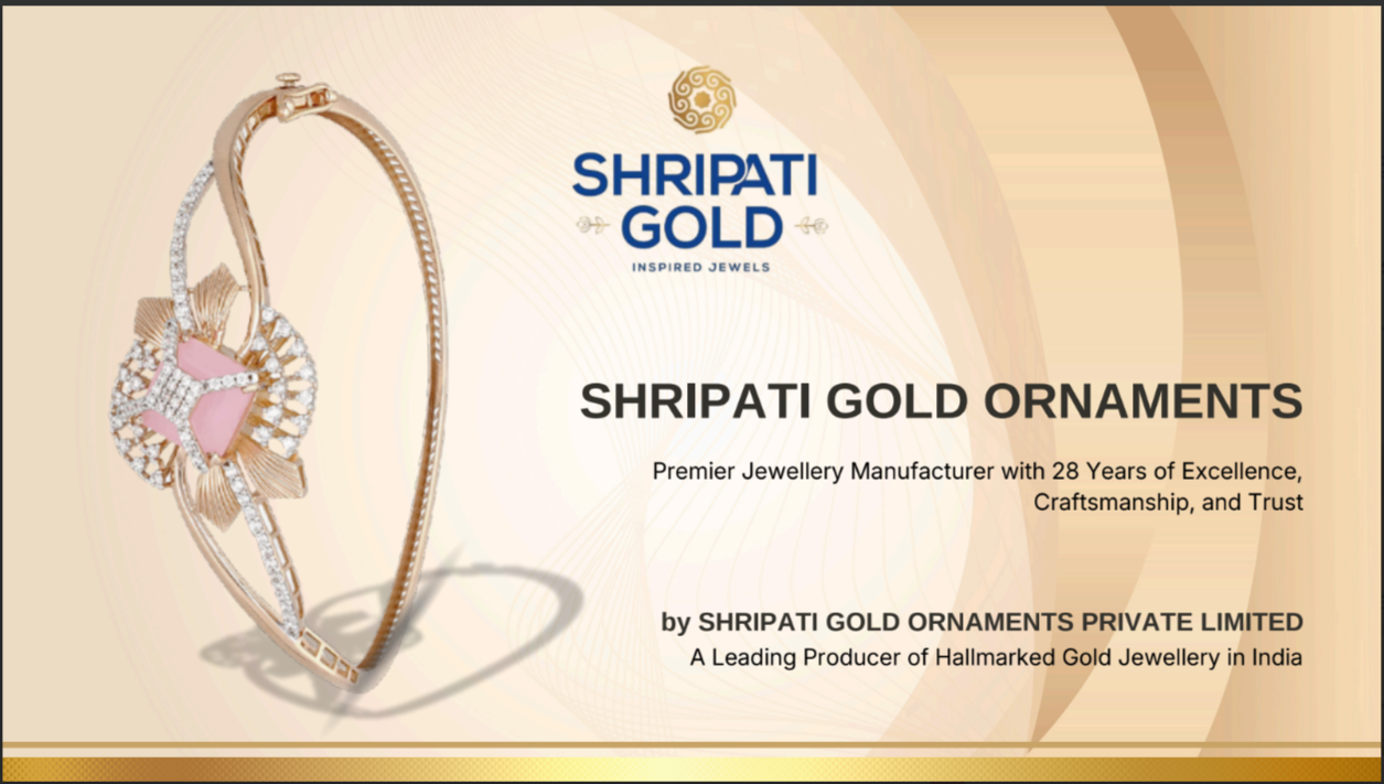 Gold jewellery display