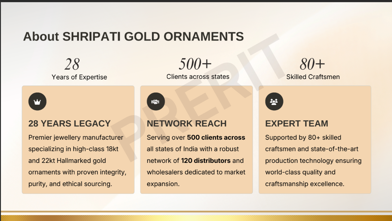 Shripati Gold workshop